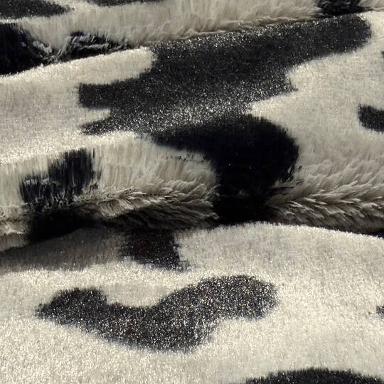 Feldman Gray Pony Safari Faux Fur Fabric
